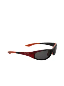 CHARLES LONDON Men Grey Lens & Red Sports Sunglasses with UV Protected Lens