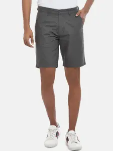 BYFORD by Pantaloons Men Charcoal Slim Fit Outdoor Chino Shorts