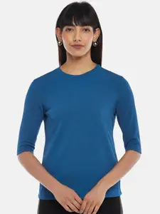 Annabelle by Pantaloons Blue Solid Top