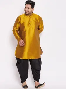 VASTRAMAY Men Mustard Yellow Kurta with Patiala