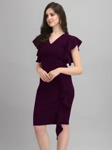SHEETAL Associates Women Purple Formal A-Line Dress