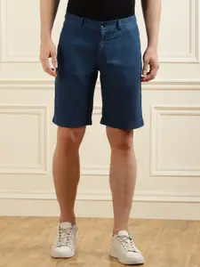 HACKETT LONDON Men Blue Solid Denim Shorts