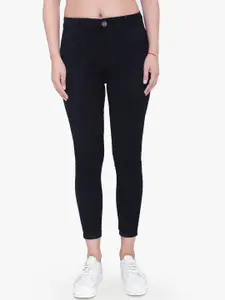 FCK-3 Women Black Jean High-Rise Stretchable Cotton Jeans