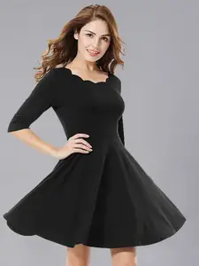 ADDYVERO Black Dress