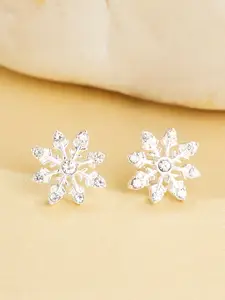 Accessorize Silver-Toned Classic Stud Earrings