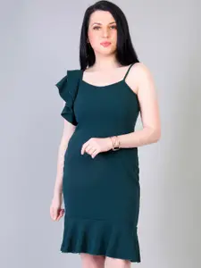 ADDYVERO Green Sheath Dress