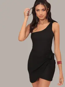 ADDYVERO Black Bodycon Mini Dress