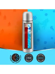 BOROSIL Steel Thermo Vacuum Insulated 24hrs Hot & Cold Flask Water Bottle1000ml