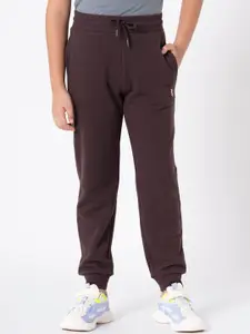 Red Tape Boys Brown Solid Joggers