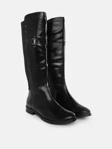 CORSICA Women High-Top Boots with Buckle Detail