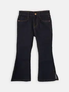 Angel & Rocket Girls Navy Blue Jean Bootcut Stretchable Jeans