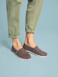 TOMS Women Grey Loafers