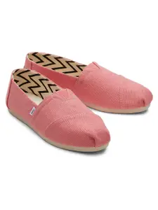 TOMS Women Pink Loafers