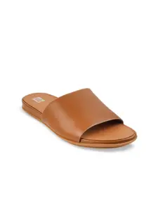 fitflop Women Tan Open Toe Flats