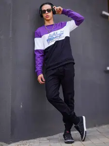 The Indian Garage Co Men Colourblocked Sweatshirt