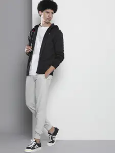 The Indian Garage Co Men Printed Hooded Sweatshirt