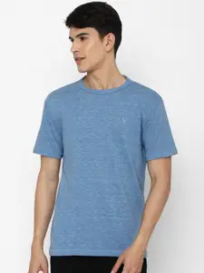 AMERICAN EAGLE OUTFITTERS Men Blue Cotton T-shirt