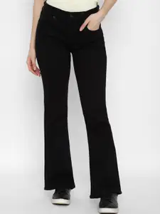 AMERICAN EAGLE OUTFITTERS Women Black Bootcut Low-Rise Jeans
