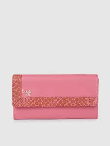 Baggit Women Fuchsia Solid Envelope Wallet