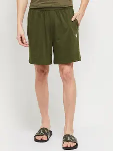 max Men Olive Green Sports Shorts