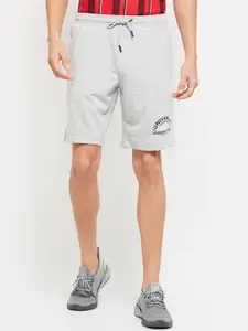 max Men Grey Melange Sports Shorts