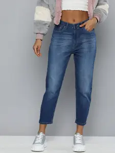 Flying Machine Women Slim Fit High-Rise Light Fade Stretchable Jeans