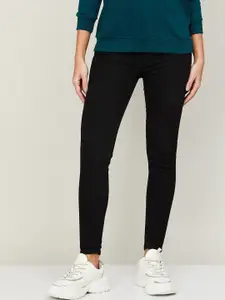 Ginger by Lifestyle Women Black Skinny Solid  Fit Jeans