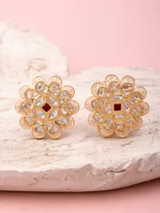 Tistabene Red Contemporary Studs Earrings