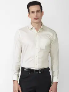 Van Heusen Men White Casual Shirt