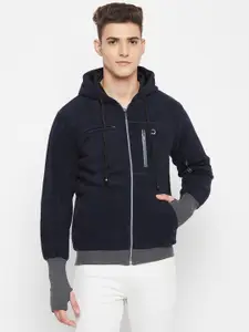 Duke Men Blue Hooded Sweatshirt