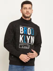 Duke Men Black Printed Sweatshirt