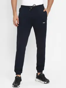FURO by Red Chief Men Navy Blue Solid Cotton Jogger Sports Track Pants