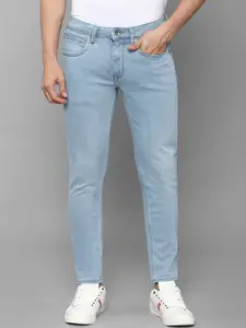 Louis Philippe Jeans Men Blue Slim Fit Heavy Fade Jeans