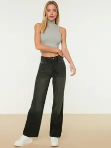 Trendyol Women Black Heavy Fade Jeans