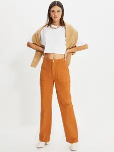 Trendyol Women Orange Jeans