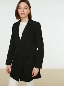 Trendyol Solid Double Breasted Blazer