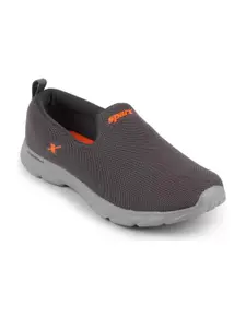 Sparx Men Grey Mesh Running Non-Marking Shoes