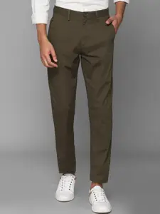 Allen Solly Men Brown Cotton Trousers
