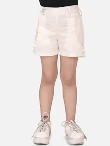 Cutiekins Girls White Shorts