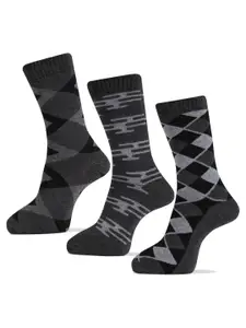 RC. ROYAL CLASS Men Pack Of 3 Printed Calf Length Socks