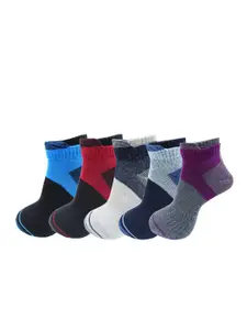 RC. ROYAL CLASS Men Pack Of 5 Patterned Ankle-Length Socks