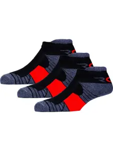 RC. ROYAL CLASS Men Pack Of 3 Patterned Ankle Length Socks