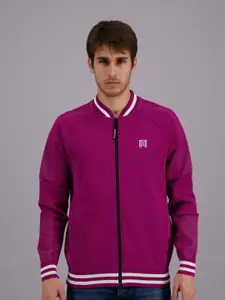 FREESOUL Men Purple Sweatshirt