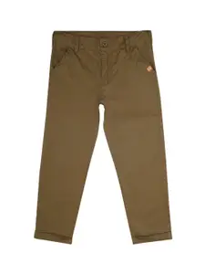 Bodycare Kids Boys Brown Solid Track Pants