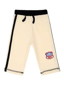 Bodycare Kids Infant Boys Off White Solid Track Pant