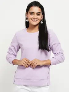 max Women Lavender Pullover