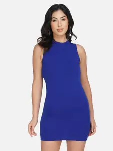 NEU LOOK FASHION Blue Bodycon Mini Dress