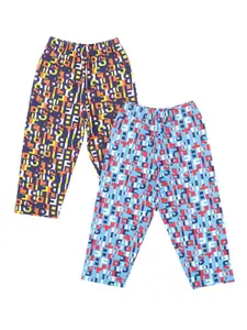 Bodycare Kids Infant Boys Pack Of 2 Printed Cotton Track Pants
