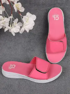 Carlton London sports Women Pink Sliders