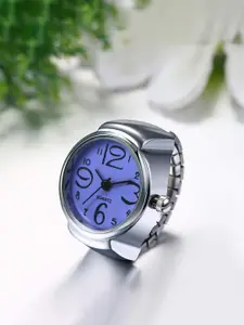 Yellow Chimes Women Stainless Steel Analog Watch Stretchable Ring